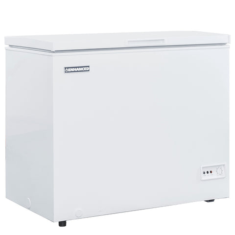 Enhanced Freezers EXF-252 Enhanced 38" Solid Door Chest Freezer, 8.1 Cu. Ft., White