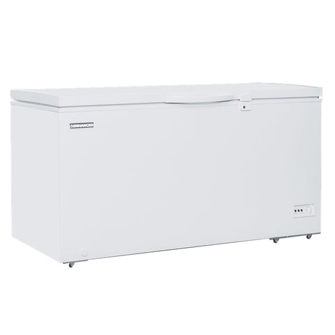 Enhanced Freezers EXF-512 Enhanced 50-Inch Solid-Lid Chest Freezer, 12.2 cu ft, White