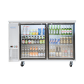 EBB-24-48GSS-HC Enhanced 48" Back Bar Cooler w/ Glass Doors-Enhanced Refrigeration