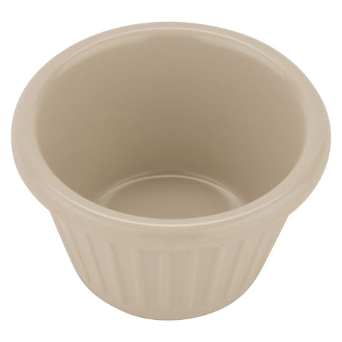 G.E.T. Enterprises F-615-IV 1.5 oz. Ivory Fluted Melamine Ramekin
