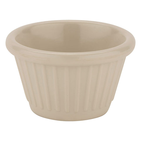 G.E.T. Enterprises F-615-IV 1.5 oz. Ivory Fluted Melamine Ramekin