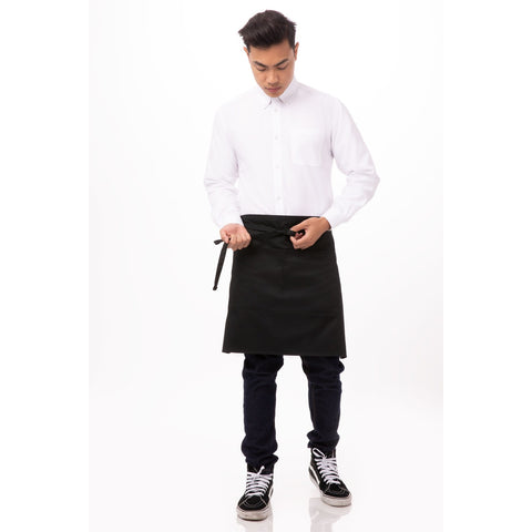 Chef Works F28 DGY0 Half Bistro Apron