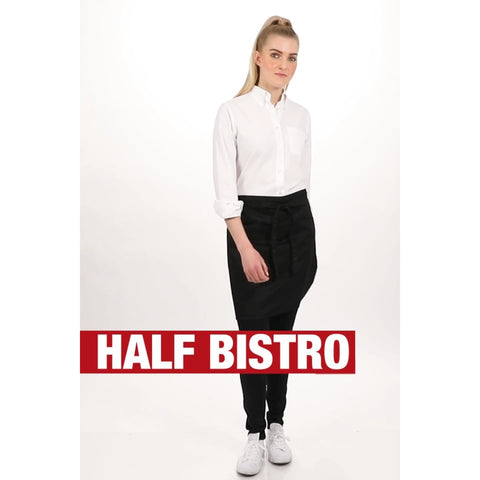 Chef Works F28 DGY0 Half Bistro Apron