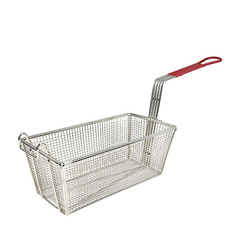 Winco FB-25 Fry Basket with Coated Handle, 12-7/8 x 6-5/8 x 5-1/4