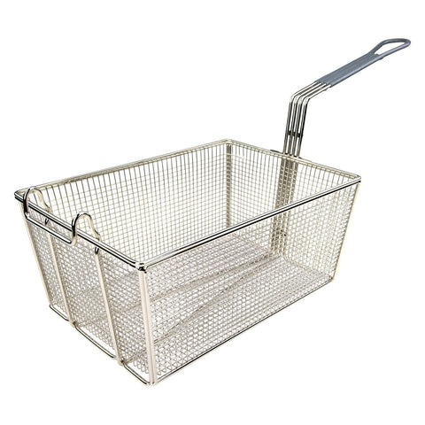 Winco FB-35 Fry Basket, Nickel Plated Wire with Coated Handle