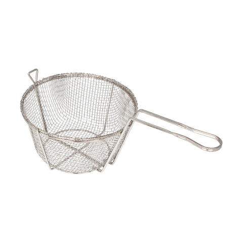 Winco FBR-11 Round Mesh Wire Fry Basket, 10-1/2 in Diameter