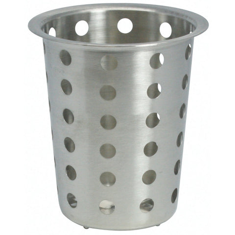 Winco FC-SS Perforated Stainless Steel Flatware Cylinder