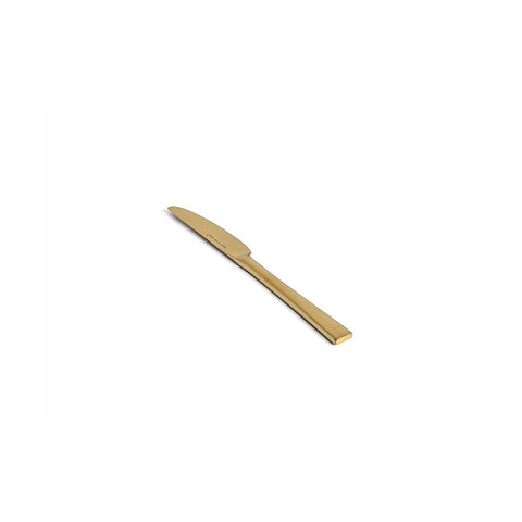 Front of the House FDK006GOS23 Parker 9.25" Dinner Knife - Matte Brass