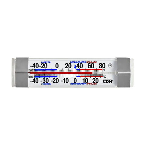 CDN FG80 Refrigerator/Freezer Thermometer