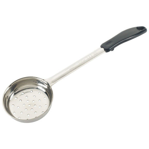 Winco FPP-6 6 oz Perforated One-Piece Food Portioner with Black Handle