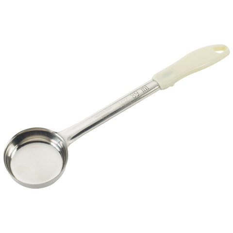 Winco FPS-3 3 oz One-Piece Solid Stainless Steel Food Portioner / Spoodle