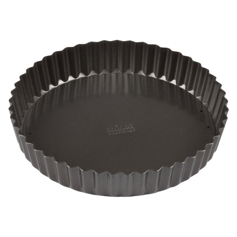 Winco FQP-8 8" Non-Stick Carbon Steel Quiche Pan