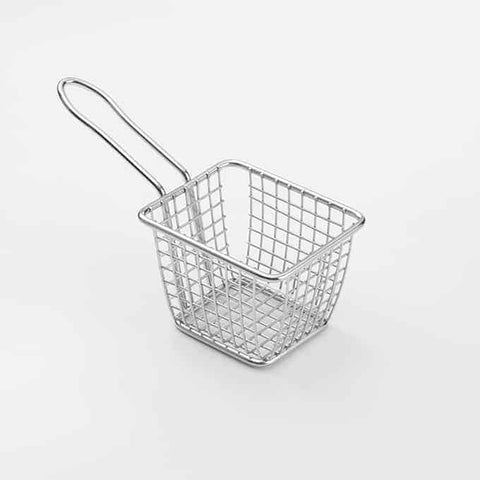 American Metalcraft FRYT433 Stainless Steel Mini Fry Basket