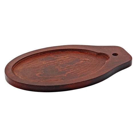 Winco FS-2-UL Wood Oval Underliner for Fajita Server