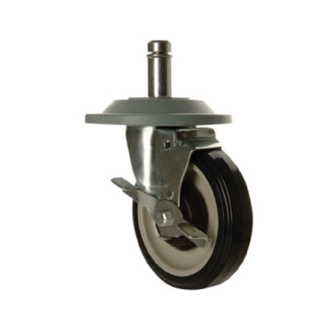 1880 Hospitality FSCAST5B 5-Inch Swivel Stem Caster with Brake and Bumper
