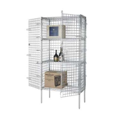 1880 Hospitality FSEC244863 Focus Foodservice Security Cage Kit 24" x 48" x 63"H