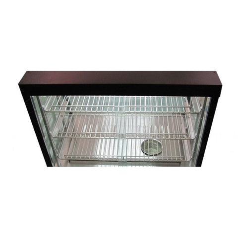 Cozoc FW5002-9-48 48" Countertop Two-Door Steamer Warmer Merchandiser