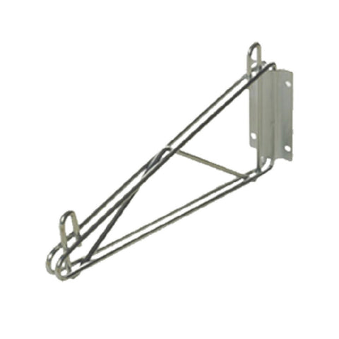 1880 Hospitality FWB24SCH 24-Inch Direct Mount Wall Bracket for Wire Shelving, Chrome Plated