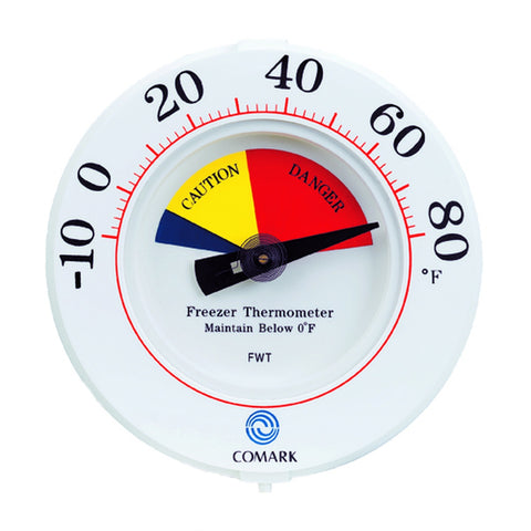 Comark Instruments FWT - 6" Freezer Wall Thermometer with HACCP Zones