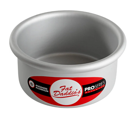 PRD-42 Fat Daddio'sRound Pan, 4 in x 2 in , Aluminum