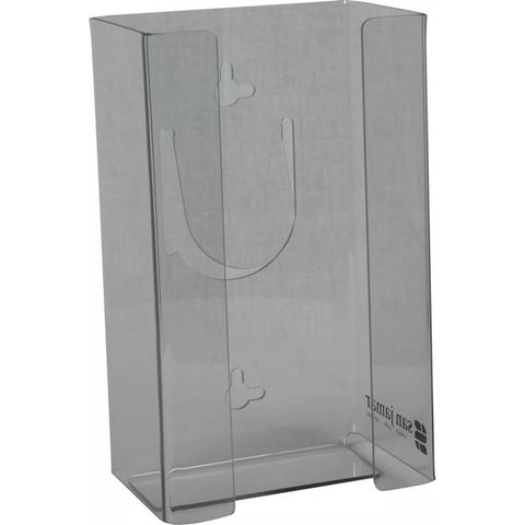 San Jamar G0803 Clear Plexiglass Single-Box Disposable Glove Dispenser