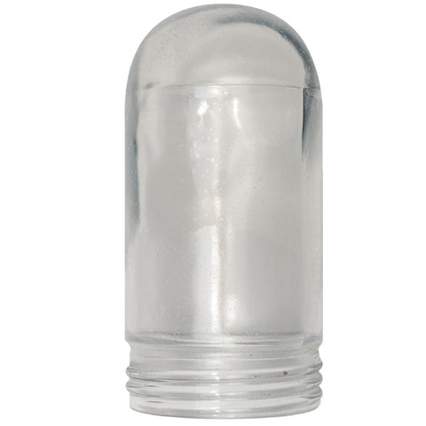Shat-R-Shield G1001 PFA Coated Clear Glass Globe for Vaportight Fixtures