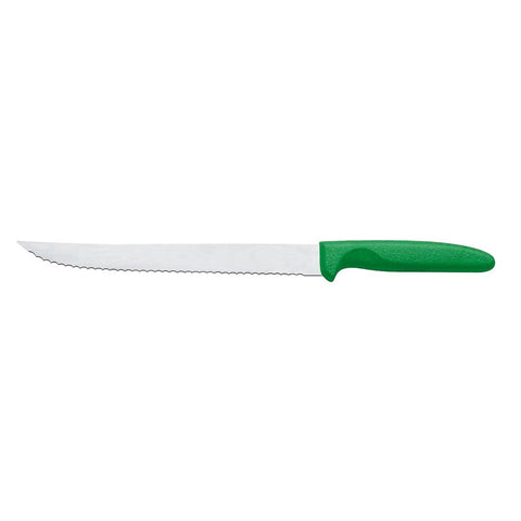 Mundial G5622-8E 8-Inch Serrated Utility Sandwich Knife, Green Handle
