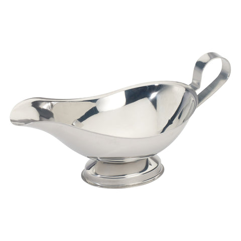 Winco GBS-8 Stainless Steel Gravy Boat, 8 oz