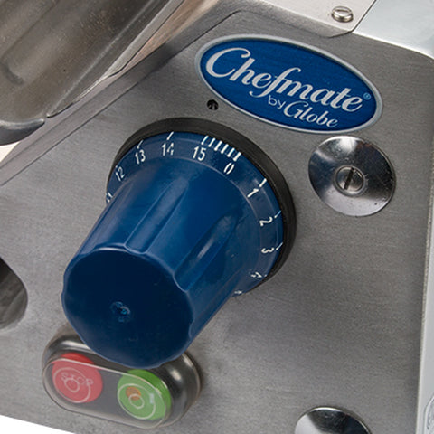 Globe GC512 Medium-Duty Manual Meat and Cheese Slicer, 12 in Blade, Gear Driven, 1/3 HP