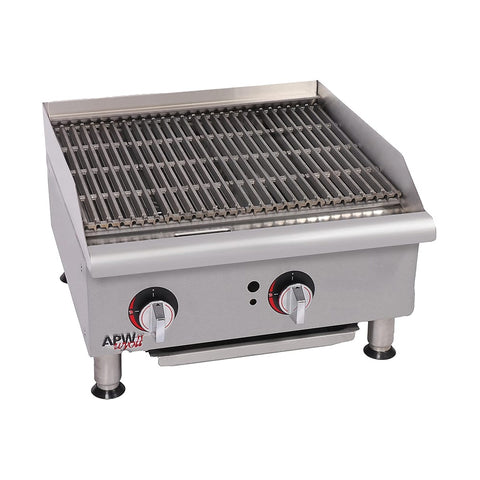 APW Wyott GCB-18S 18 in Countertop Gas Radiant Charbroiler
