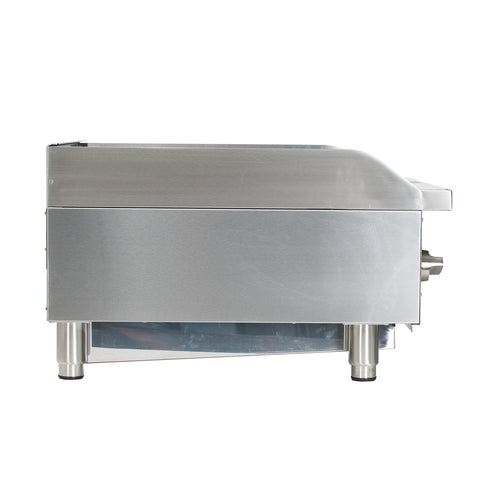 Globe GCB24G-CR 24 inch Gas Countertop Charbroiler with Cast Iron Radiants