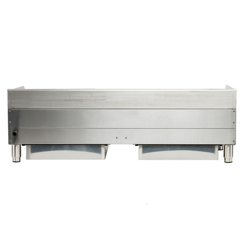 Globe GCB48G-CR 48 in Gas Countertop Charbroiler with Cast Iron Radiants, 160,000 BTU