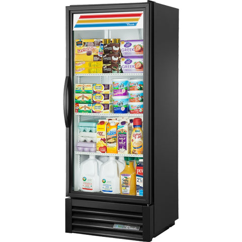 True Manufacturing GDM-12-HC~TSL01 One-Section Swing Glass Door Merchandiser Refrigerator