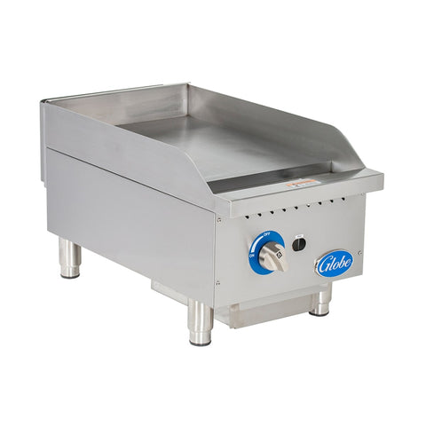 Globe GG15G 15 in Countertop Gas Griddle, 30,000 BTU