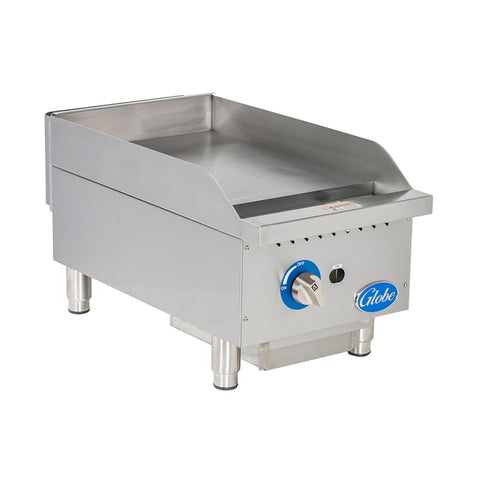 Globe GG15G 15 in Countertop Gas Griddle, 30,000 BTU