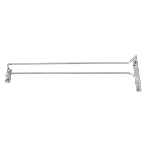 Winco GHC-16 16" Single Channel Chrome-Plated Wire Glass Hanger