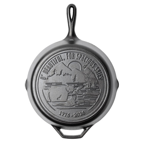 Lodge Manufacturing L10SKA250 12 Inch Seasoned Cast Iron Skillet (Spacious Skies Special Edition)