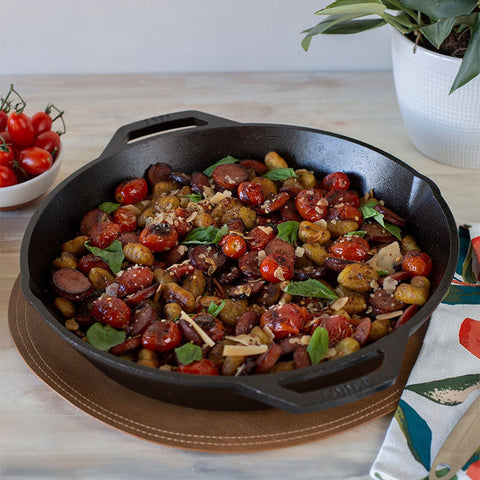 Lodge Cast Iron GL8 - Pre-Seasoned Cast Iron Dual-Handle Pan