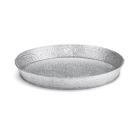 TableCraft GP10 Galvanized Collection 10.5" Round Diner Platter