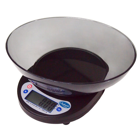 Globe GPS5 5 lb. Digital Portion Control Scale with Ingredient Bowl