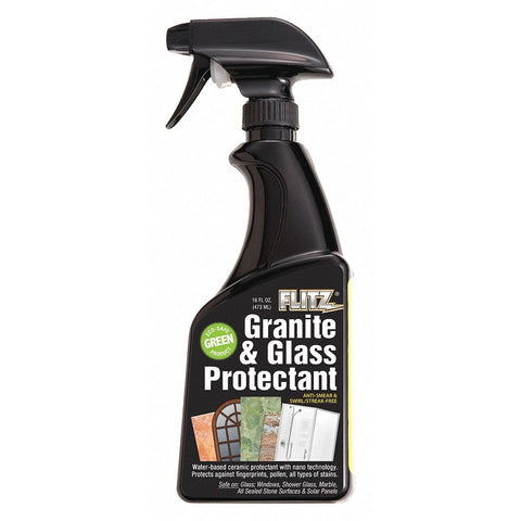 Flitz GRX22806 Granite and Glass Protectant, 16 oz Trigger Spray Bottle