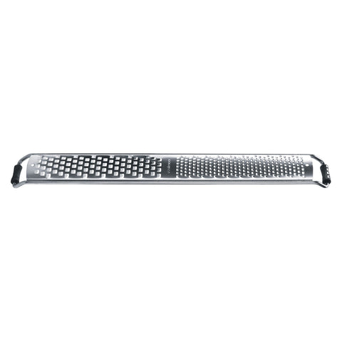 Winco GT-345 Half Zester/Half Fine Blade Grater with Soft Grip Handle and Anti-Slip Feet