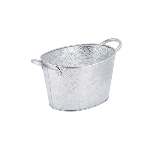 Tablecraft Products GT159 Galvanized Steel Oval Beverage Tub