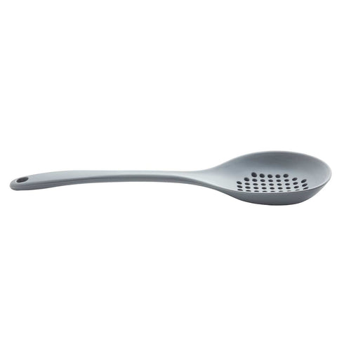 Tablecraft Products H3903GY Gray Silicone Perforated Spoon