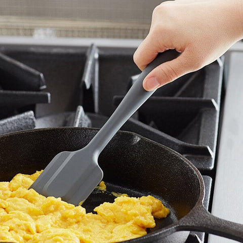 TableCraft H3909GY 10-1/4" High Heat Gray Silicone Spatula