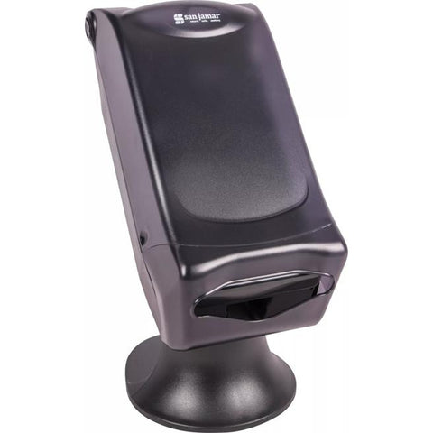 San Jamar H5005STBK Venue Napkin Dispenser with Stand, Fullfold Control Face, 450 Napkin Capacity, Black Pearl