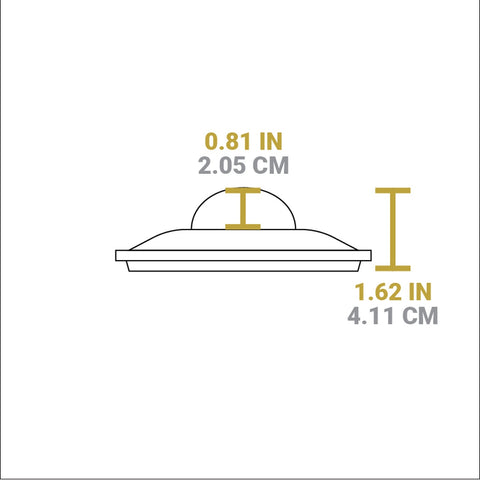 Lodge Manufacturing H5MIC 5 Inch Heat-Treated Cast Iron Lid