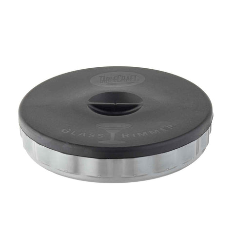 TableCraft H634 2-Piece Glass Rimmer, Polypropylene with TPE Lid