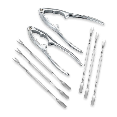 Tablecraft Products H76984 Seafood Kit with Lobster Crackers and Fork Picks