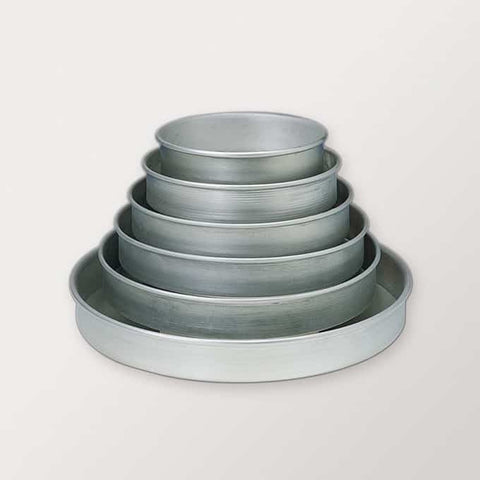 American Metalcraft HA80092 9" x 2" Heavy-Weight Aluminum Straight-Sided Deep Dish Pizza Pan